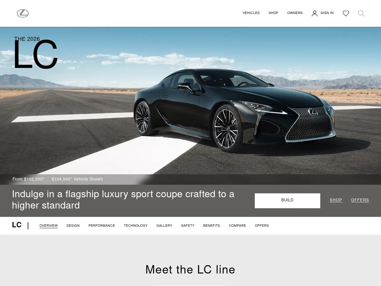 2025 Lexus LC 500