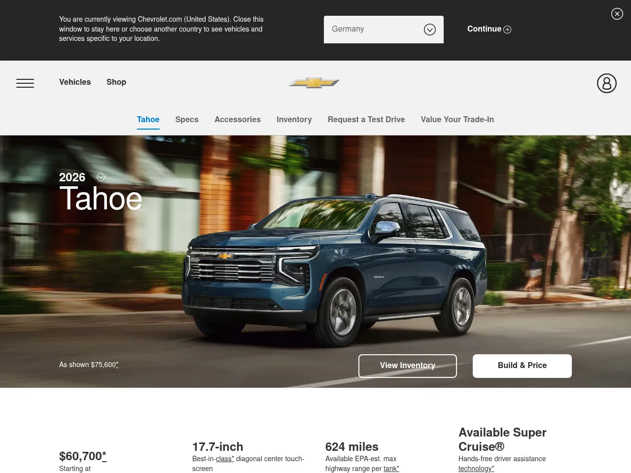 2025 Chevrolet Tahoe