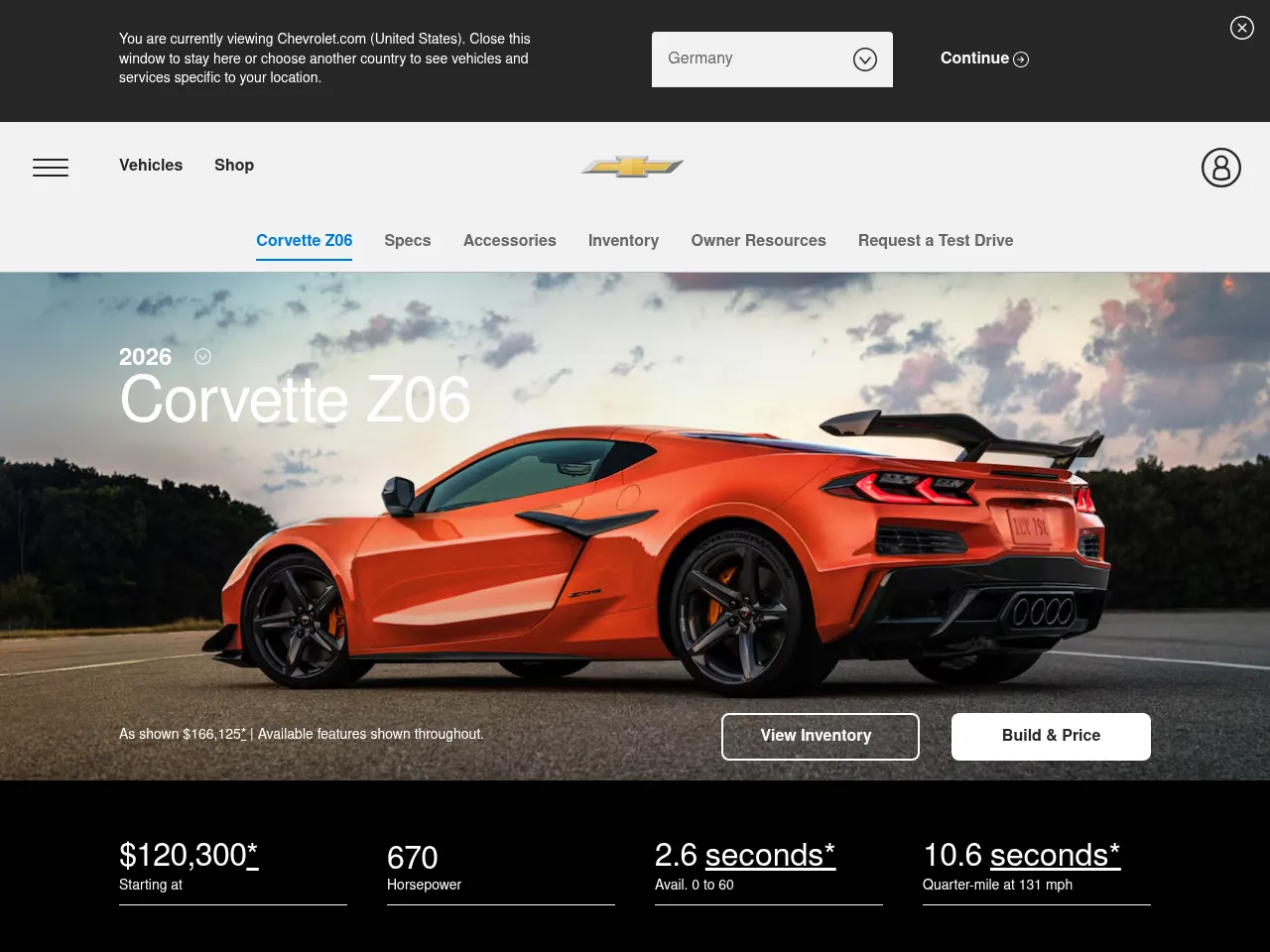 2025 Chevrolet Corvette Z06