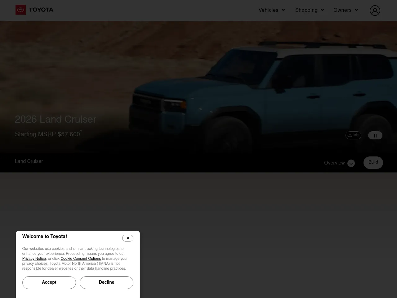 2025 Toyota Land Cruiser