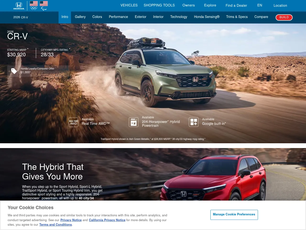 2025 Honda CR-V Hybrid Sport-L