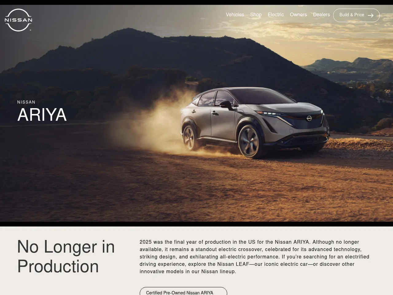 2025 Nissan Ariya Evolve+ e-4ORCE