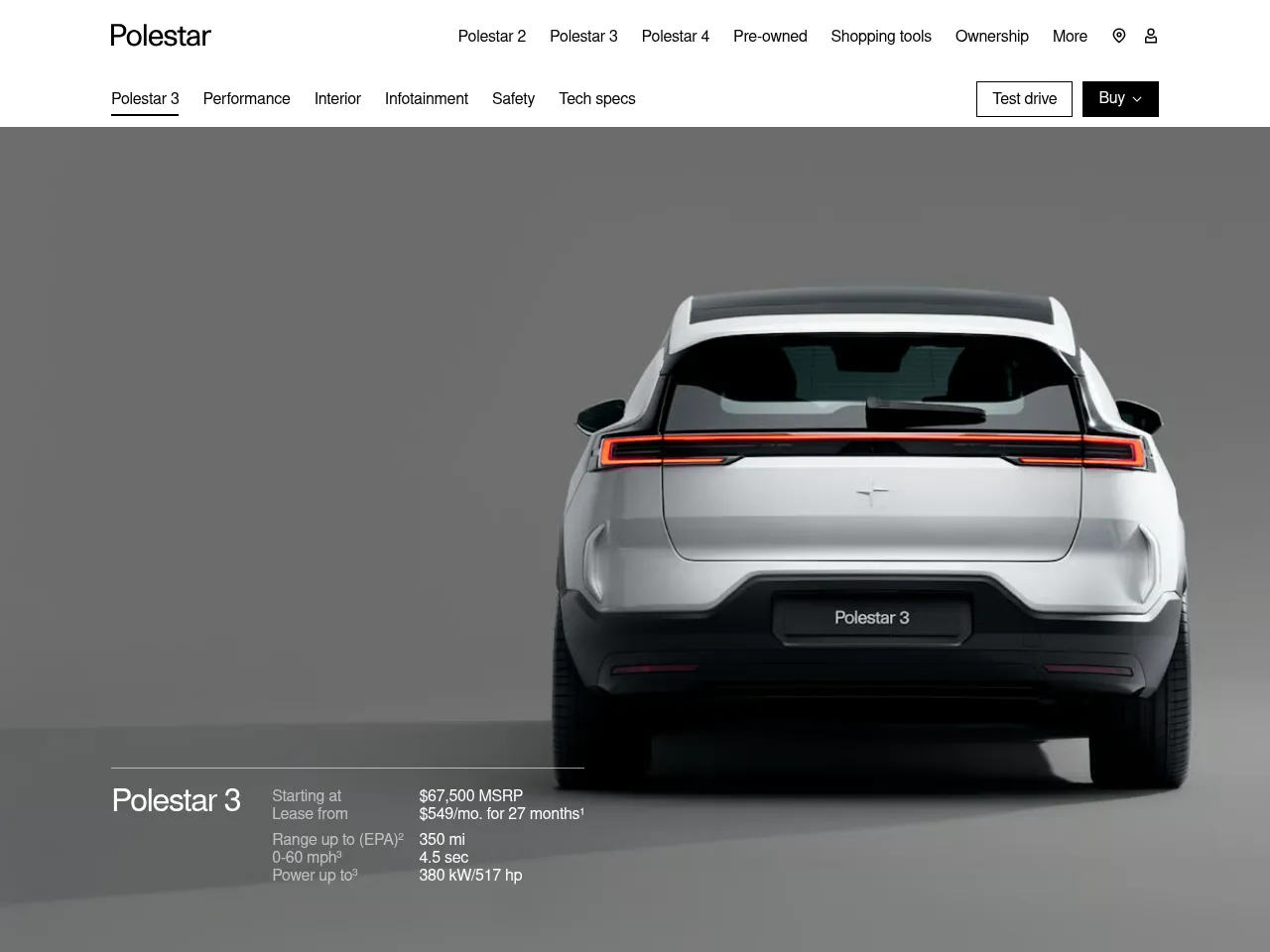 2025 Polestar 3 Performance Pack