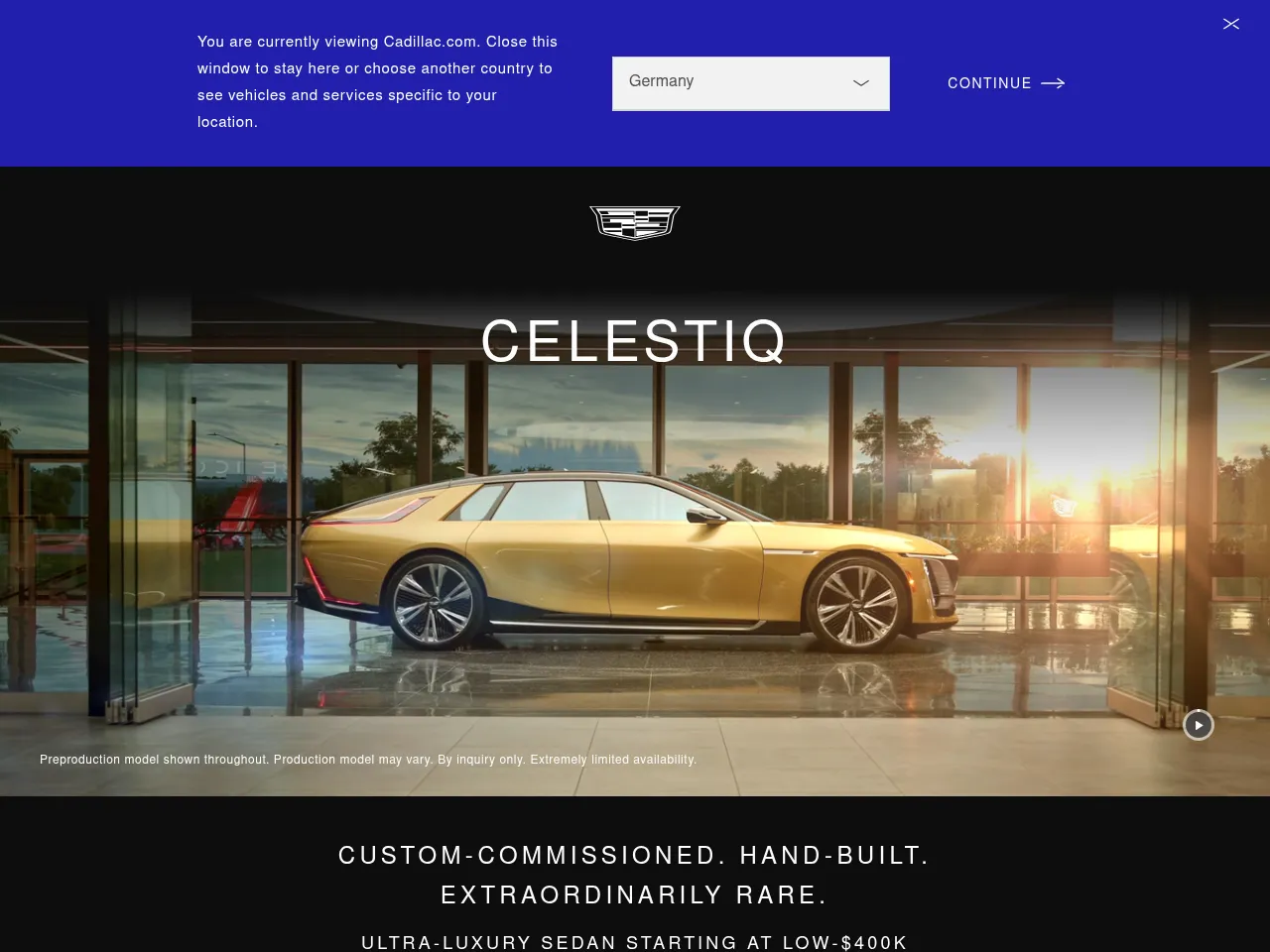 2025 Cadillac Celestiq Ultra Luxury