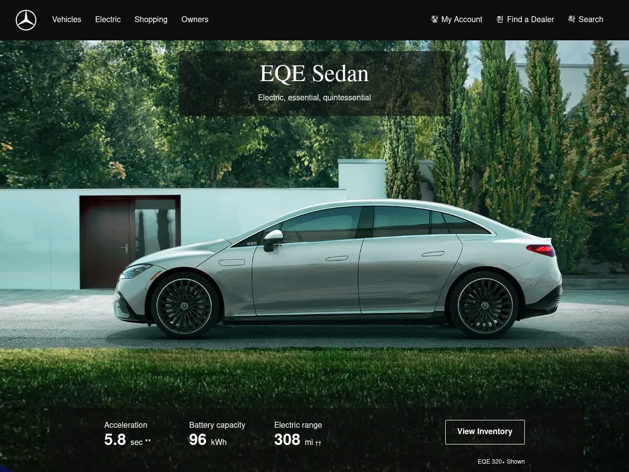 2025 Mercedes-Benz EQE 350+ Sedan