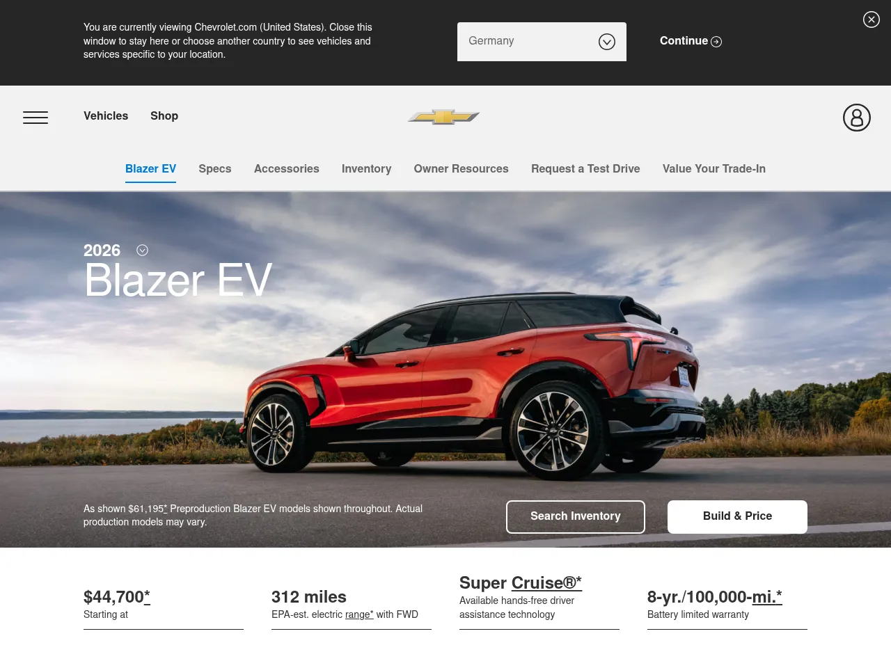 2025 Chevrolet Blazer EV RS