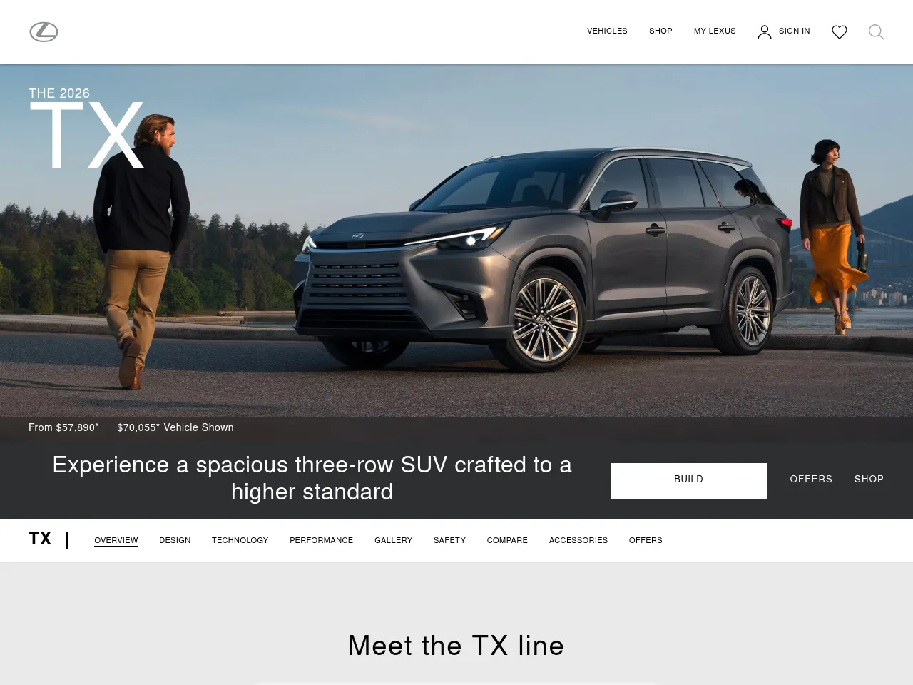 2025 Lexus TX 500h F Sport