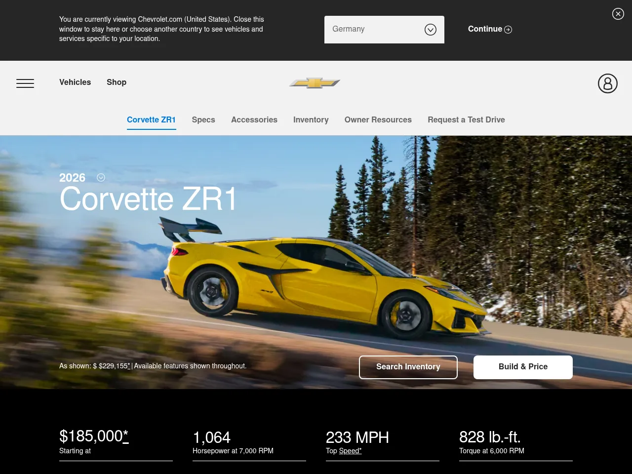 2025 Chevrolet Corvette ZR1