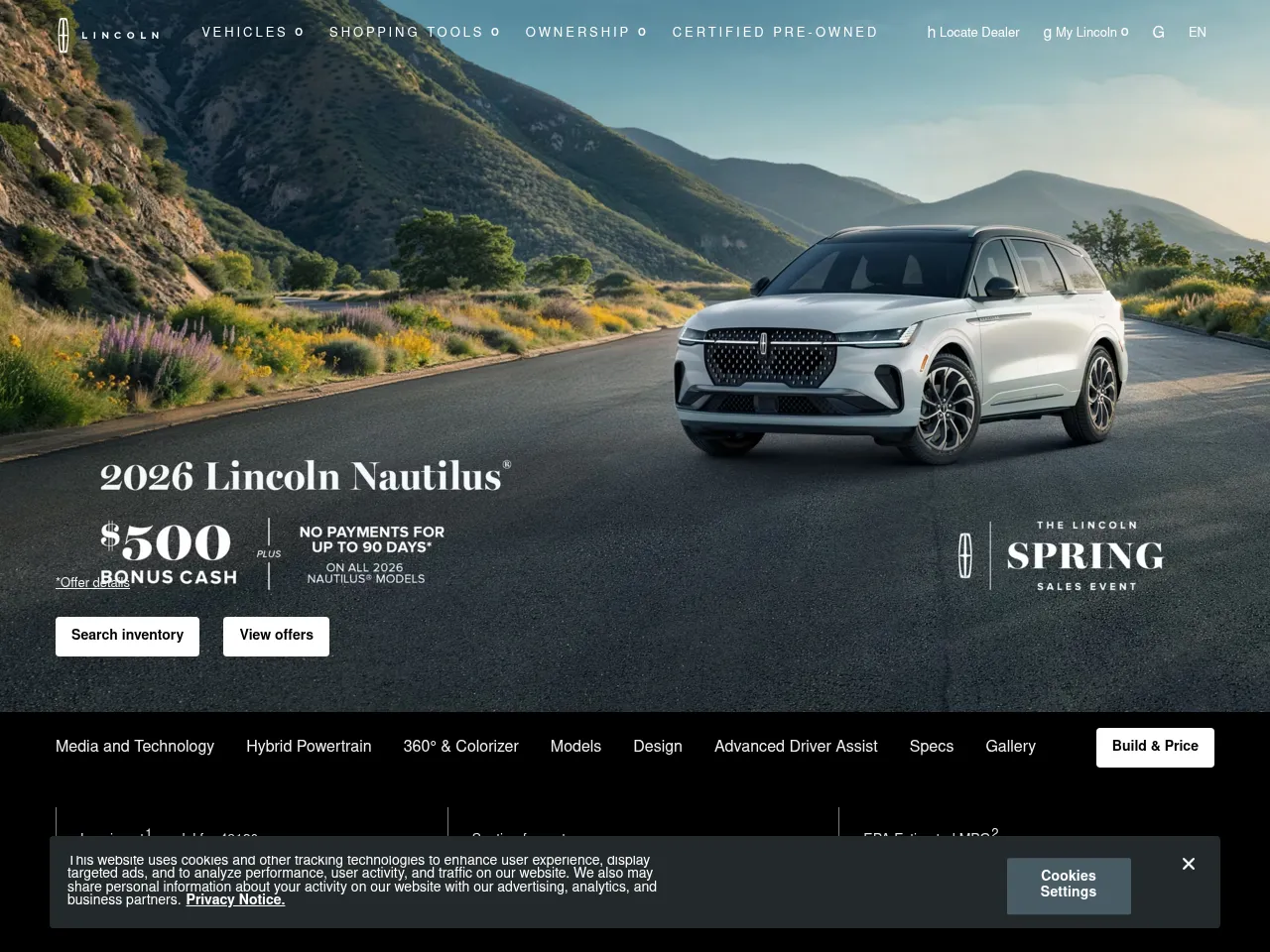 2025 Lincoln Nautilus Reserve