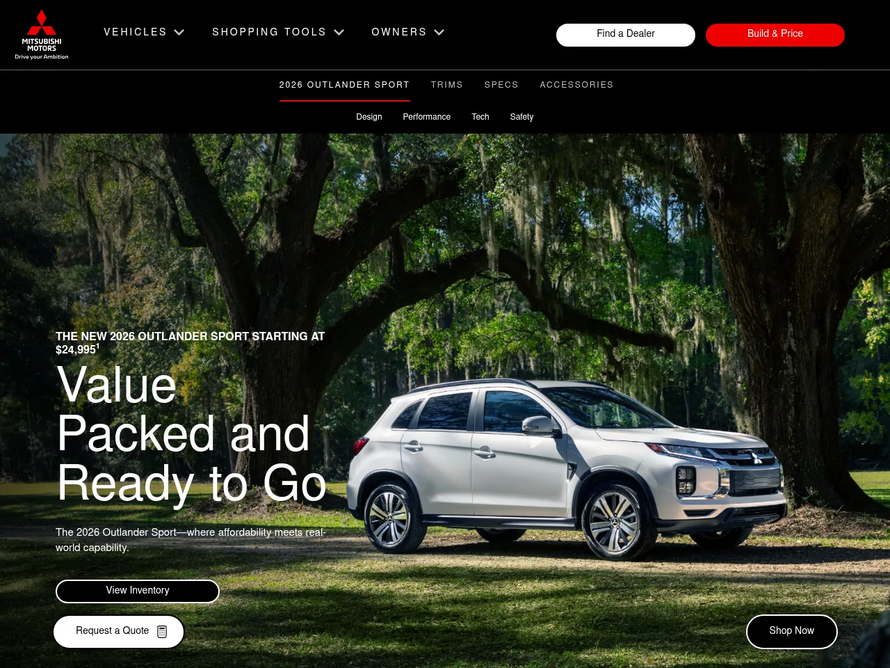 2025 Mitsubishi Outlander Sport SE