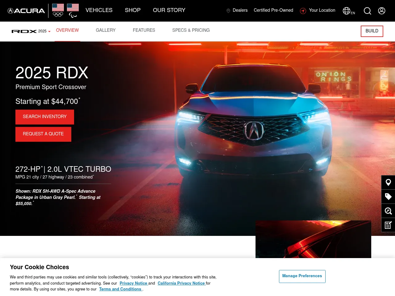 2025 Acura RDX A-Spec Advance