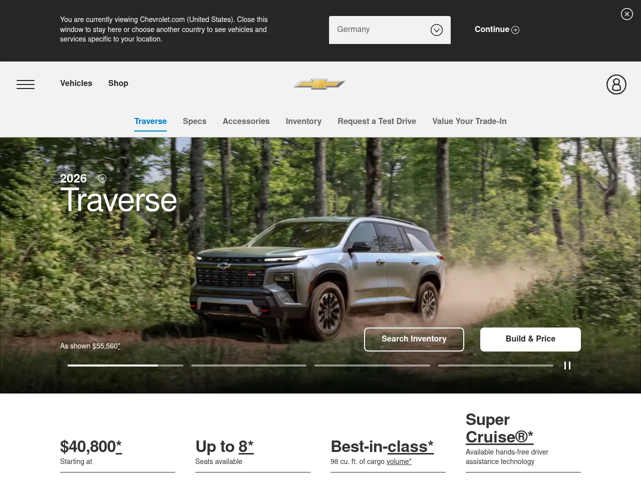 2025 Chevrolet Traverse Z71