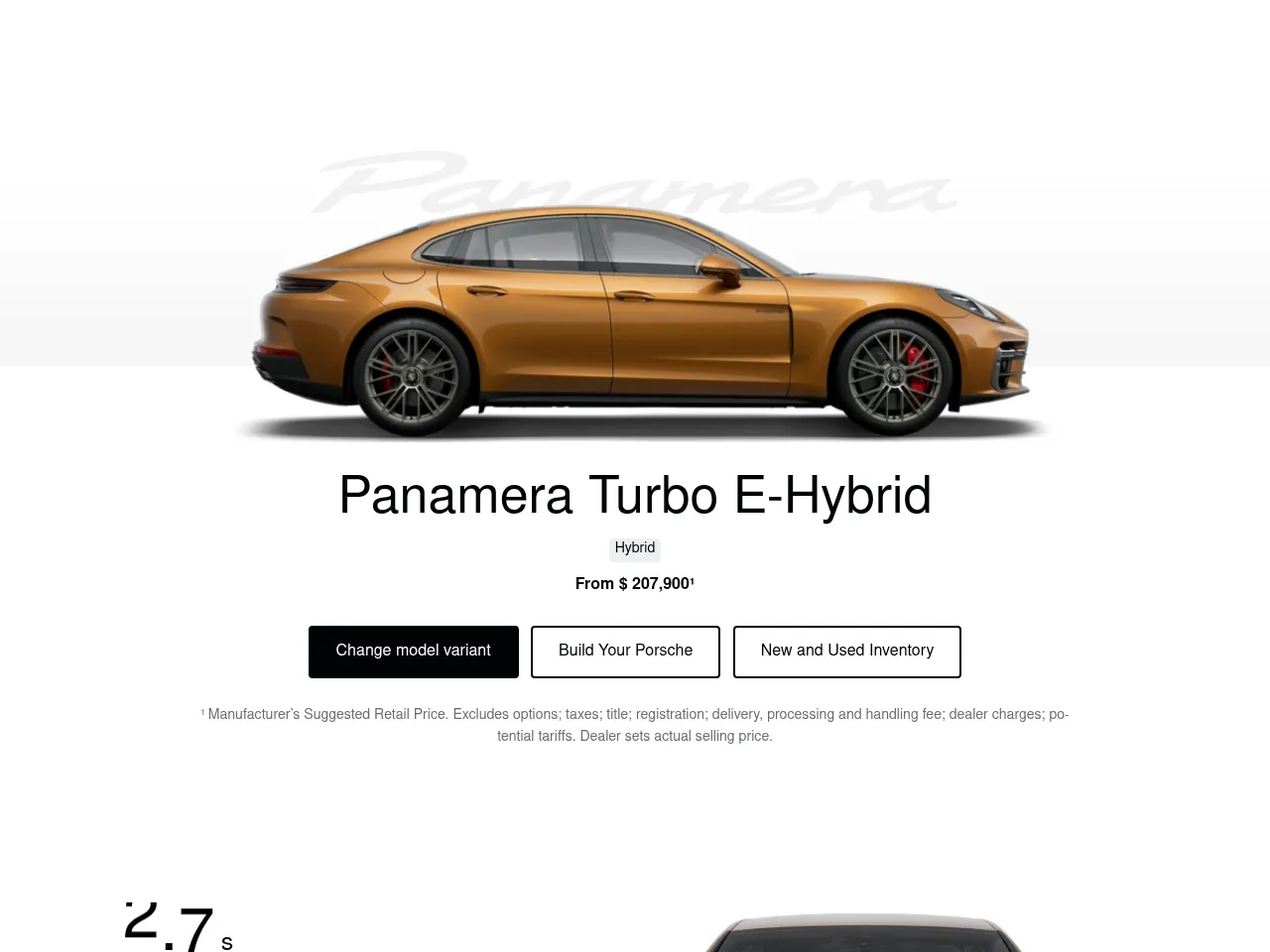 2025 Porsche Panamera Turbo E-Hybrid