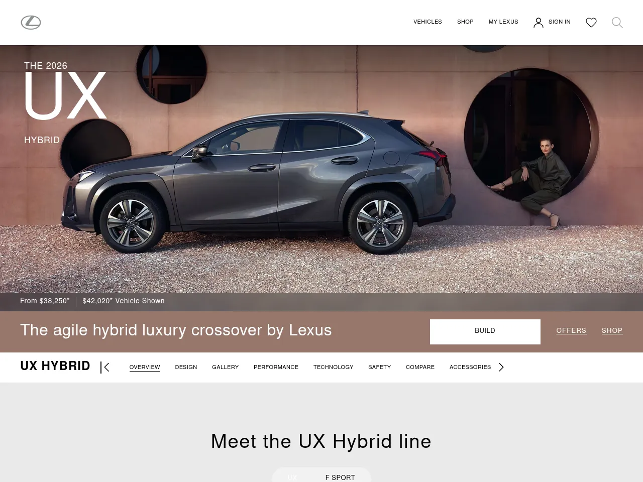 2025 Lexus UX 300h F Sport